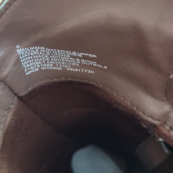 Cat & Jack Boots Cowboy Cowgirl Brown Western Embroidered Girls 4 Boho Festival - Picture 10 of 14